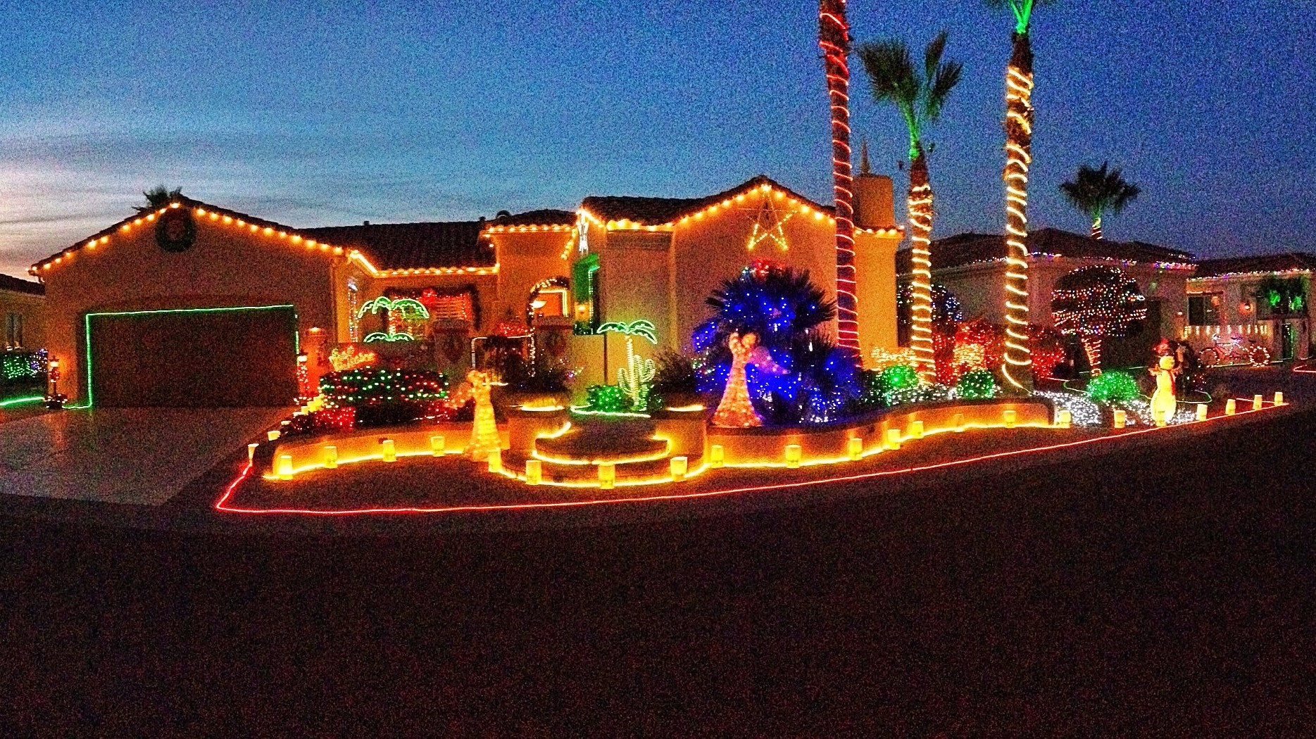 Holiday light displays around the Valley